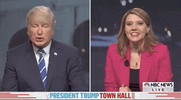 Stand Back Donald Trump GIF by Saturday Night Live