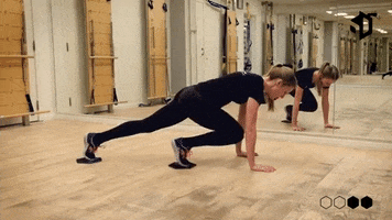 working out at home GIF