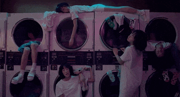 Vibing Laundry Day GIF by Su Lee