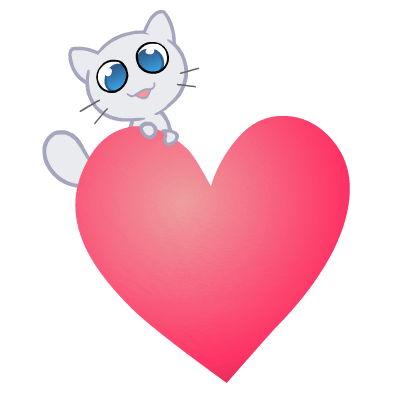 Floating I Love You Sticker by Créu Cat for iOS & Android | GIPHY