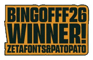Bingofff Sticker by Zetafonts Type Foundry