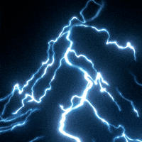 Lightning Surging Unlimited Power GIF