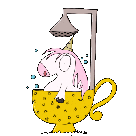 Water Unicorn Sticker by Moepsel