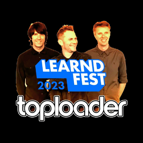 WeAreLearnd learndfest toploader learnd learndfest 2023 GIF