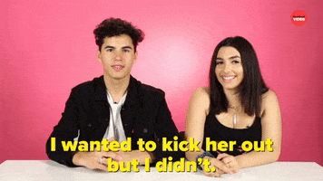 Kick Out Dating GIF by BuzzFeed