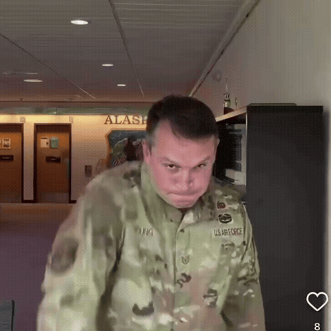 Acting Air Force GIF