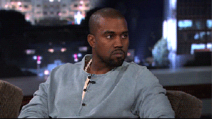 kanye west no comment GIF
