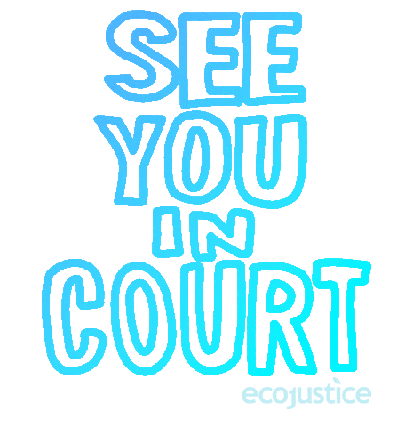 See You In Court Brand Sticker by Ecojustice Canada