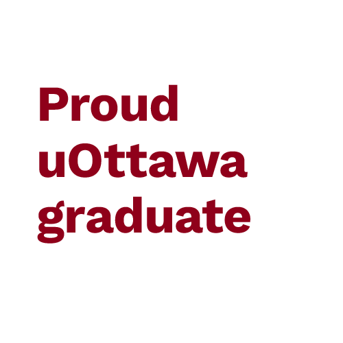 Uograd25 Sticker by uOttawa