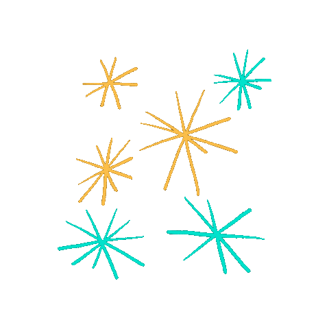 Fireworks Sparkles Sticker by littlespoon