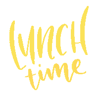 Food Lettering Sticker