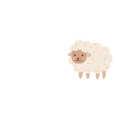 Mahalo Sheep Sticker by mahalo eco blinds