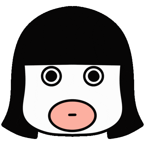 Girl くちびる Sticker