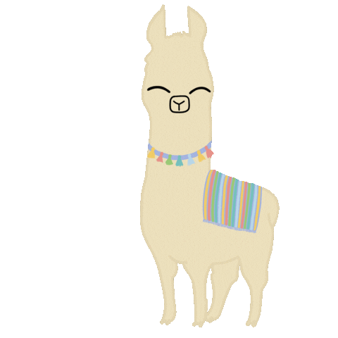 Happy Happyllama Sticker by Habla Llama