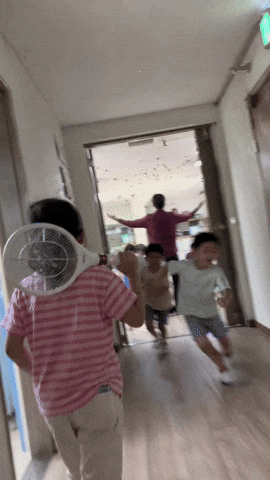 Kids Running GIF