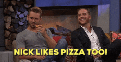 season 3 nick likes pizza too GIF by Bachelor in Paradise