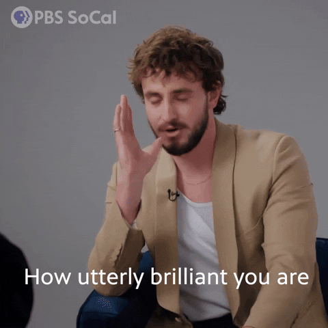 Actors Youre Smart GIF by PBS SoCal