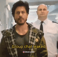 Shahrukh Khan Group Chat GIF
