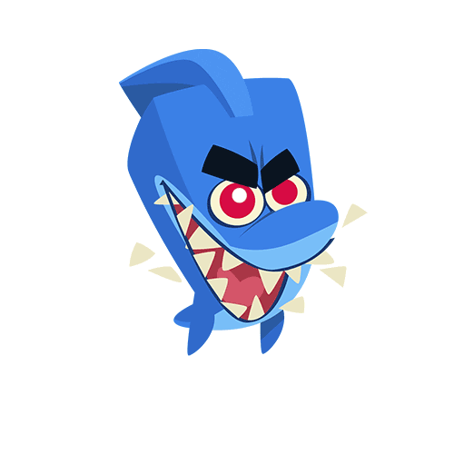 Angry Fish Sticker by Wildlife Studios for iOS & Android | GIPHY