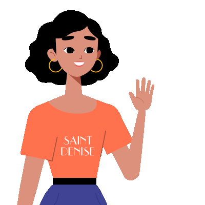 Saint Denise Sticker
