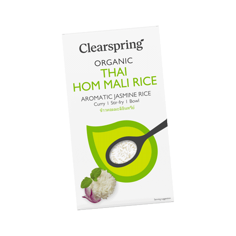 Jasmine Rice Thai Sticker by Clearspring Ltd