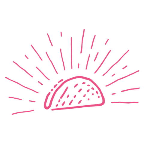 Pink Taco Sticker