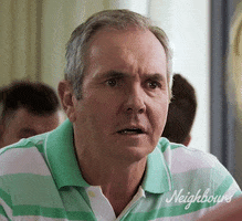Karl Kennedy Surprise GIF by Neighbours (Official TV Show account)