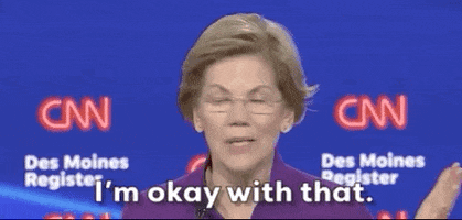 Democratic Debate Im Okay With That GIF by GIPHY News