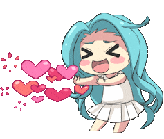 I Love You Hearts Sticker by Jin