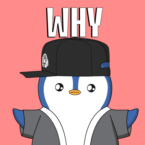 Im Confused Wait What GIF by Pudgy Penguins