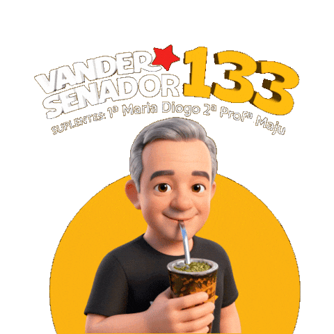 Senador Sticker by Vander Loubet