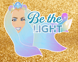SquatchandSiren beach light glitter mermaid GIF