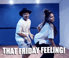Its Friday Happy Dance GIF by All Things Studio