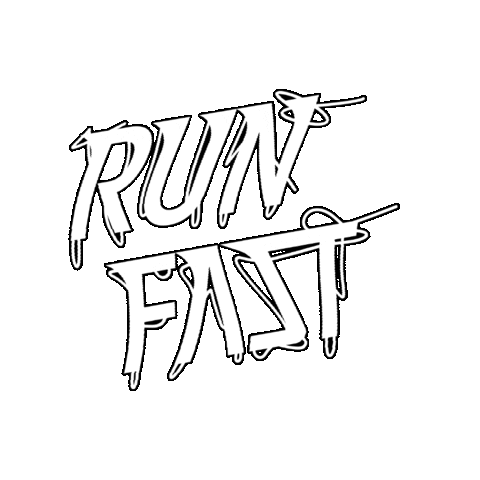 Run Fast Sticker