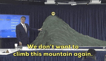 Andrew Cuomo Mountain GIF by GIPHY News