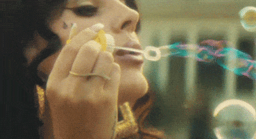 Lana Del Rey Bubbles GIF
