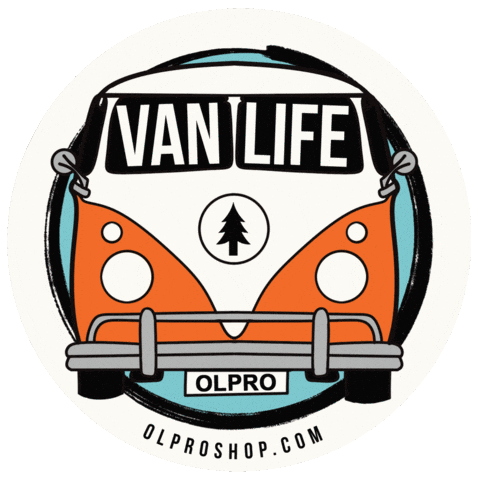 Vw Camping Sticker by OLPRO