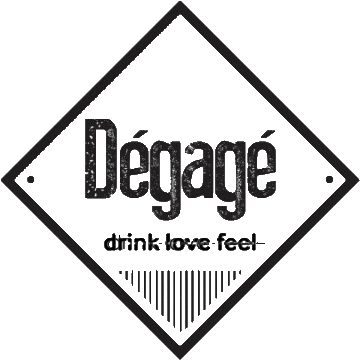 Degage Cafe Bar Sticker