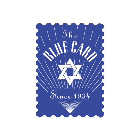The Blue Card Sticker