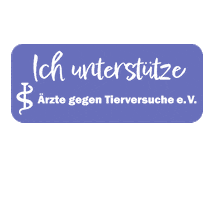 Vegan Statement Sticker by aerztegegentierversuche