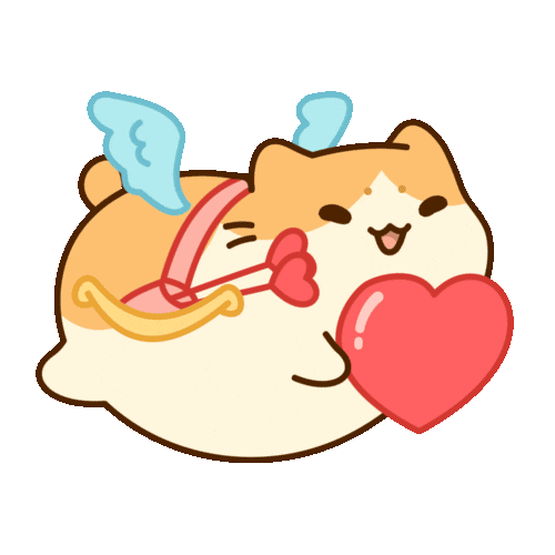 Heart Love Sticker by Bichi Mao