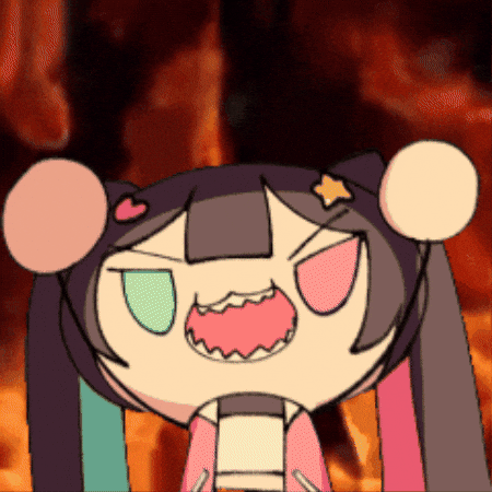 Chibi Burning GIF