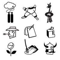 Black And White Logo GIF by michael a. salter