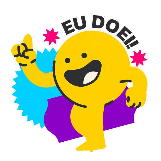 Dia de Doar Sticker