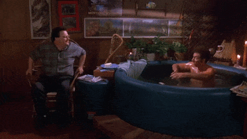 Hot Tub Seinfeld GIF by Canadian Lacrosse League