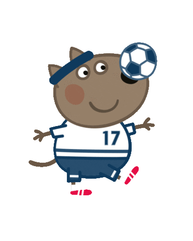 Game Football Sticker by Peppa Pig