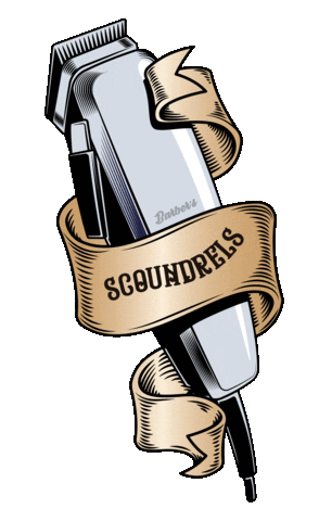 Scoundrels Barbers Sticker