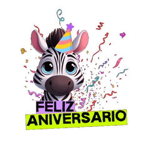 Parabens Feliz Aniversario Sticker by zbrarara