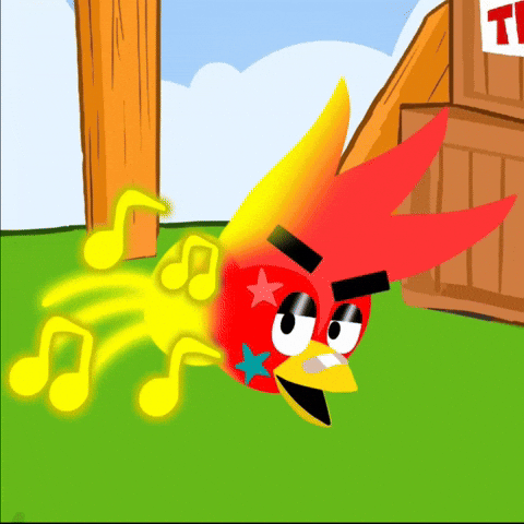 Angry Birds Ear GIF