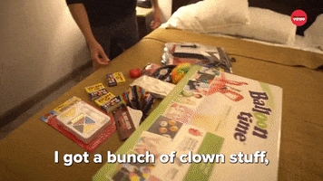 Costume Clown GIF by BuzzFeed